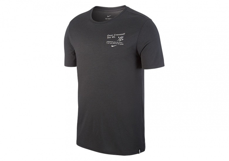 NIKE DRY KYRIE IRVING TEE ANTHRACITE