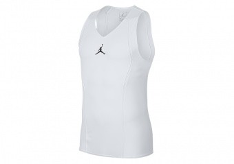 NIKE AIR JORDAN BREATHE ULTIMATE FLIGHT JERSEY WHITE