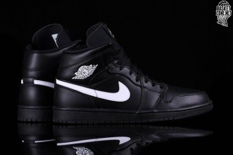 air jordan 1 retro mid black and white