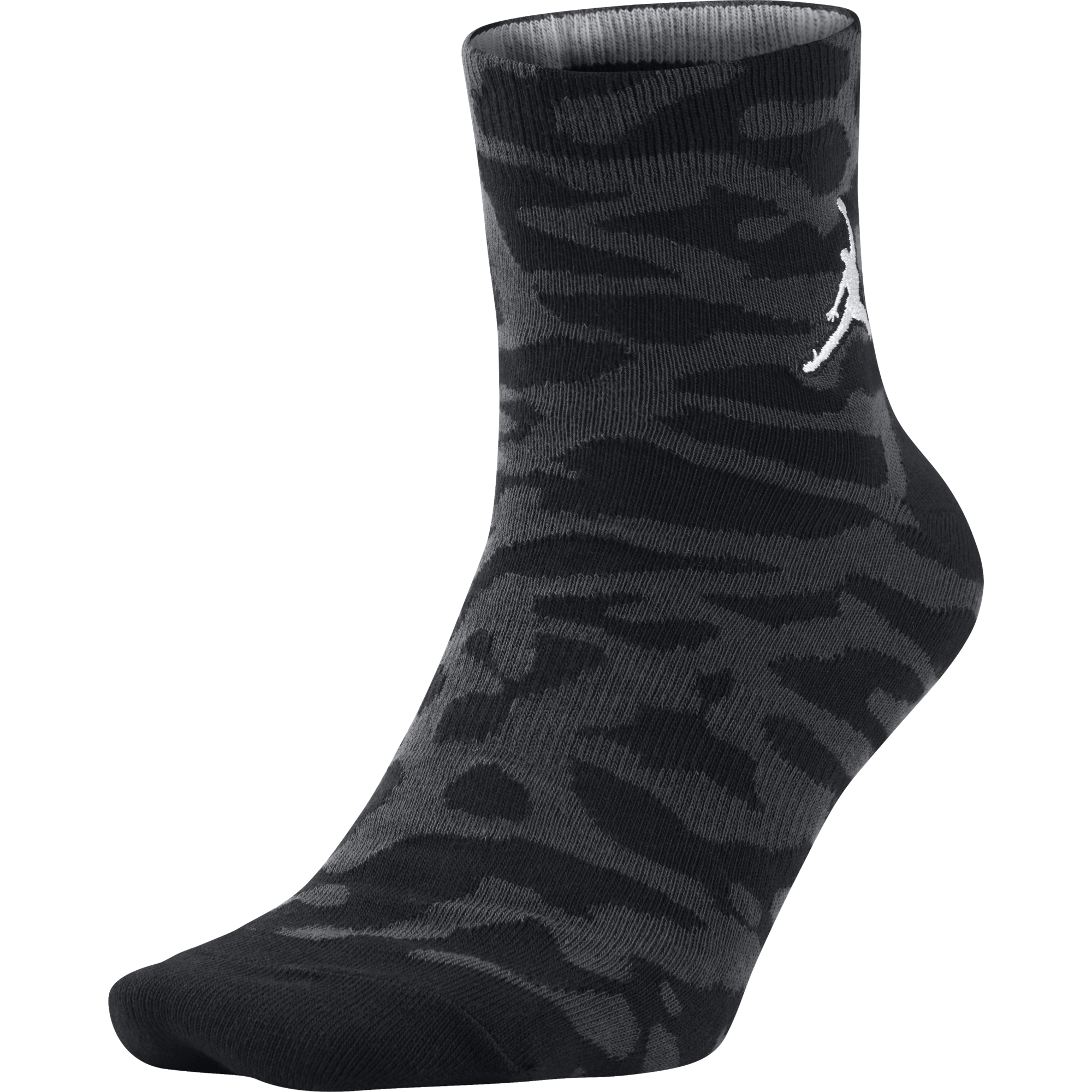 NIKE AIR JORDAN ELEPHANT QUARTER SOCKS BLACK