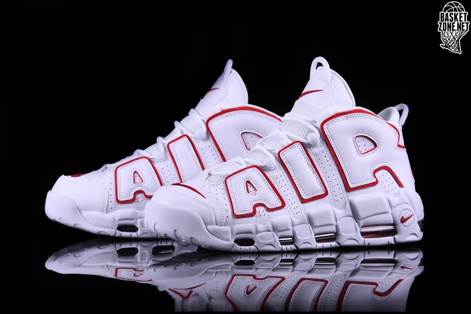 uptempo white red