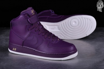 purple nike air force ones