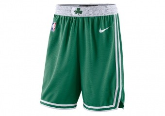 NIKE NBA BOSTON CELTICS SWINGMAN ROAD SHORTS CLOVER