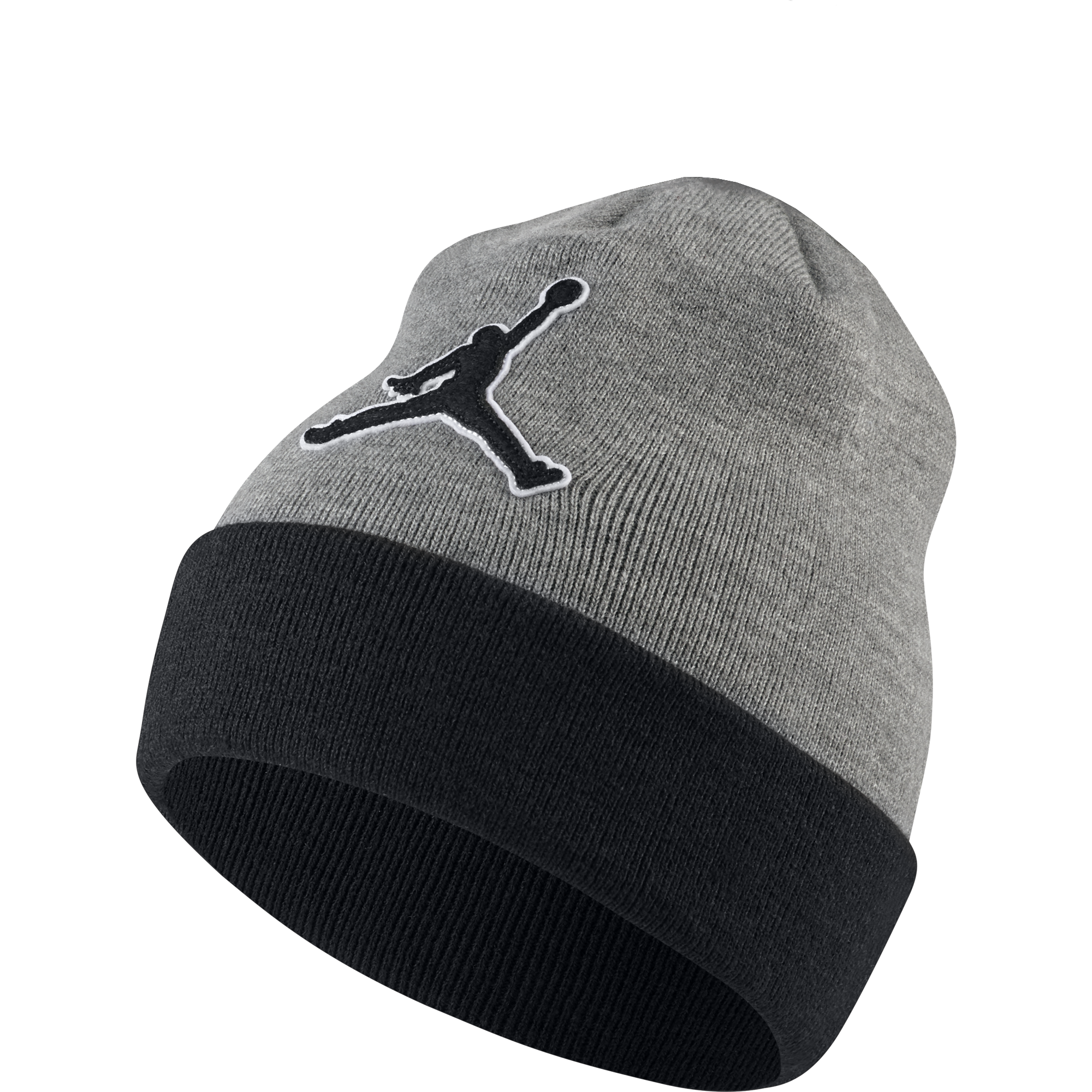 NIKE AIR JORDAN GRAPHIC BEANIE CARBON HEATHER