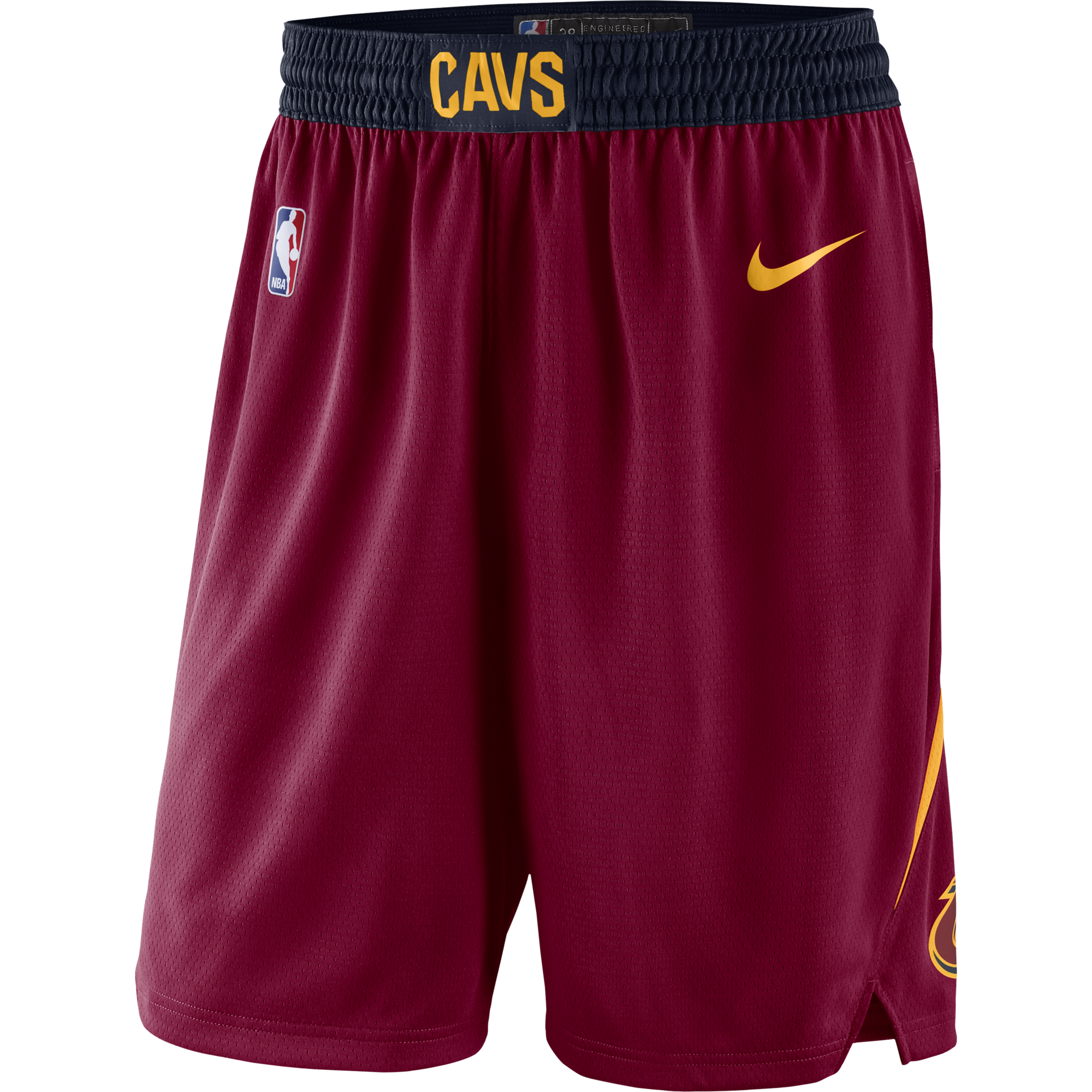 NIKE NBA CLEVELAND CAVALIERS SWINGMAN ROAD SHORTS TEAM RED