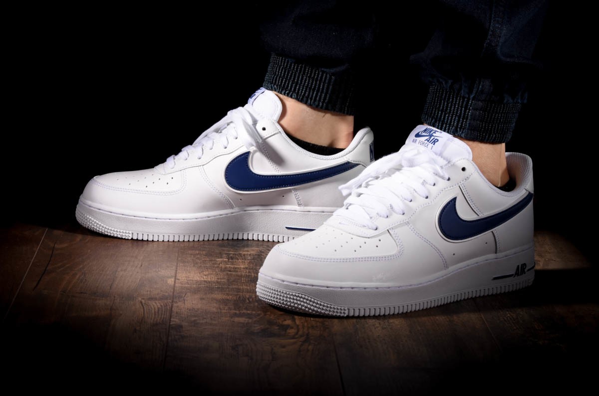 NIKE AIR FORCE 1 '07 3 WHITE/DEEP ROYAL