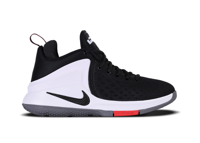 NIKE LEBRON ZOOM WITNESS GS  BLACK WHITE