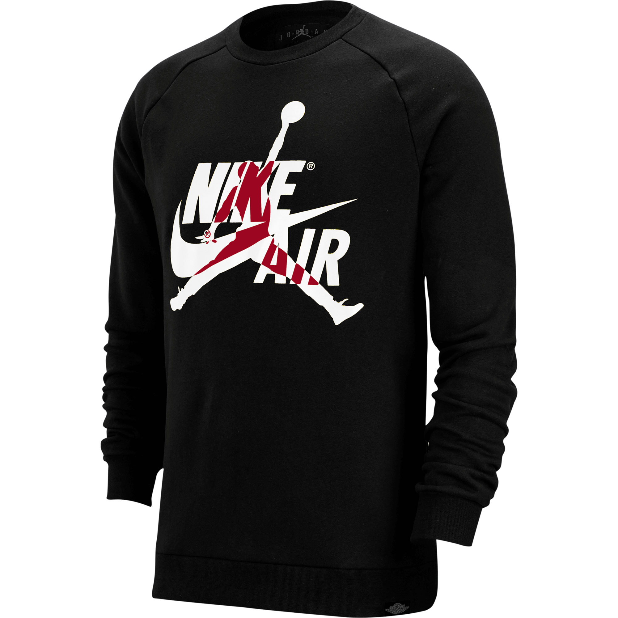 NIKE AIR JORDAN JUMPMAN CLASSICS CREW BLACK