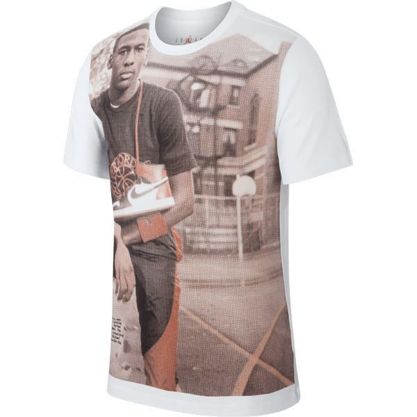 NIKE AIR JORDAN AJ1 PHOTO CREW TEE WHITE