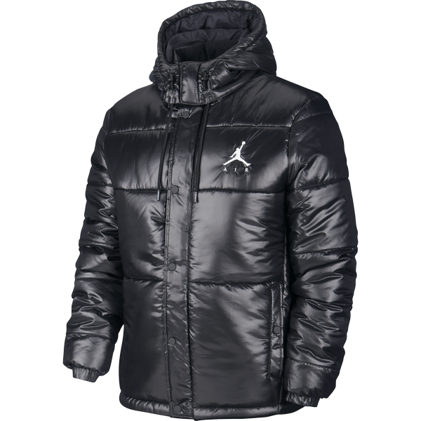 NIKE AIR JORDAN JUMPMAN PUFFER JACKET BLACK