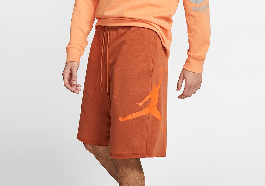jordan orange shorts