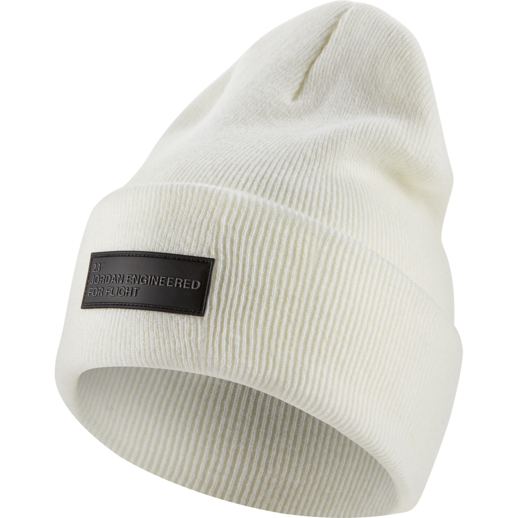 NIKE AIR JORDAN 23 ENGINEERED CUFFED BEANIE WHITE