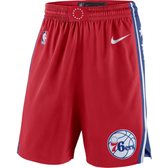 NBA Philadelphia 76ers Sixers Red Sweatpants Nike XXL Extra Large 66  Stitched 