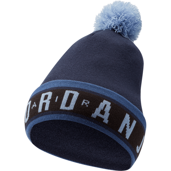 NIKE AIR JORDAN CUFFED POM BEANIE OBSIDIAN