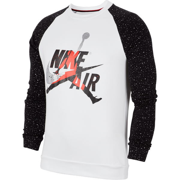 NIKE AIR JORDAN JUMPMAN CLASSICS CREW WHITE