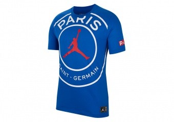Nike Air Jordan Psg Paris Saint Germain Logo Tee Black Price