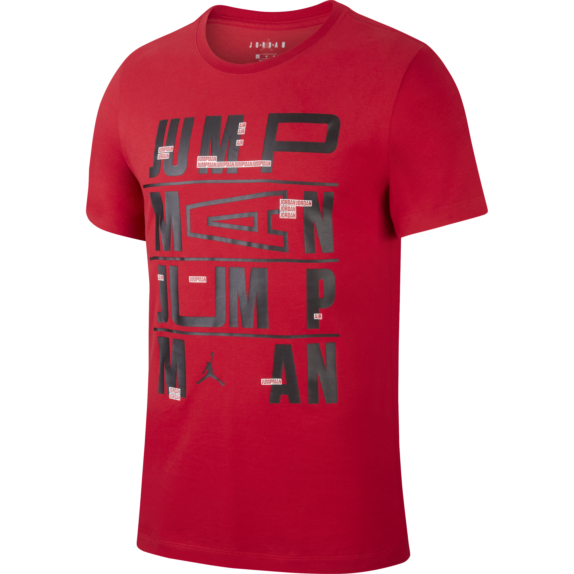 NIKE AIR JORDAN JUMPMAN DRI-FIT TEE GYM RED