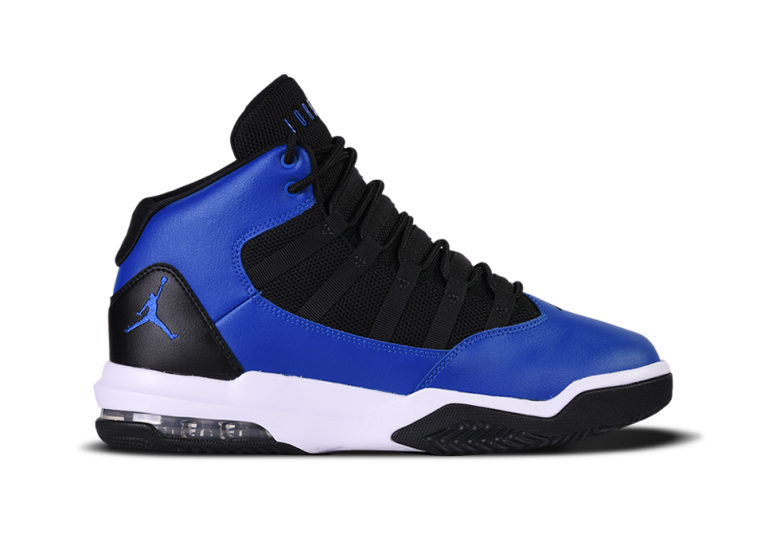 NIKE AIR JORDAN MAX AURA BLACK PHOTO BLUE