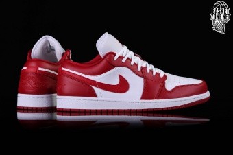 Nike Air Jordan 1 Retro Low Gym Red White Per 127 50 Basketzone Net