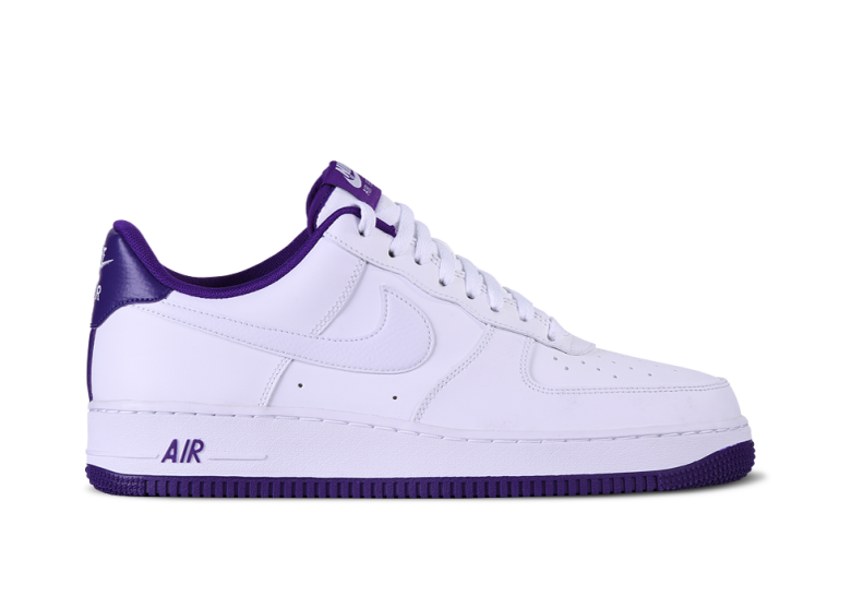 NIKE AIR FORCE 1 LOW '07 WHITE VOLTAGE PURPLE