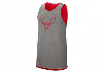 NIKE NBA CHICAGO BULLS STANDARD ISSUE REVERSIBLE TANK UNIVERSITY RED