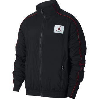 NIKE AIR JORDAN FLIGHT WARM UP JACKET BLACK for 90.00