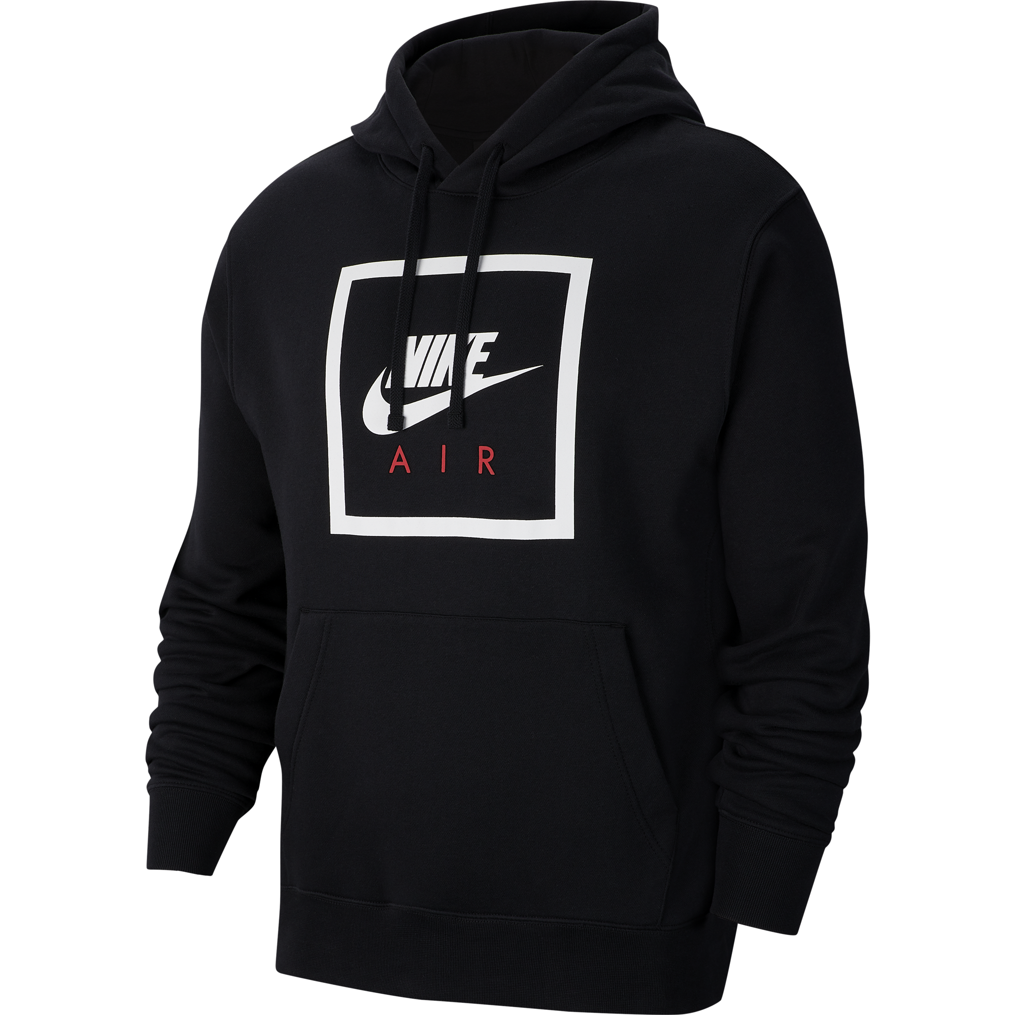 NIKE AIR SPORTSWEAR PULLOVER HOODIE BLACK