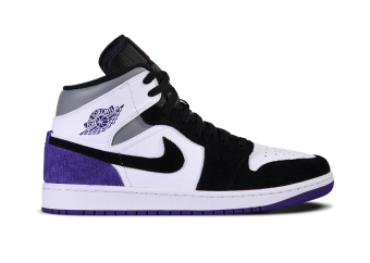 NIKE AIR JORDAN 1 RETRO MID SE COURT PURPLE