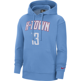 NIKE NBA HOUSTON ROCKETS JAMES HARDEN CITY EDITION ESSENTIAL PULLOVER HOODIE COAST