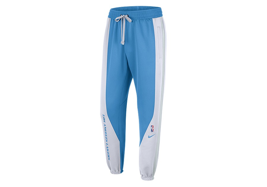 NIKE NBA LOS ANGELES LAKERS SHOWTIME CITY EDITION THERMA FLEX PANTS COAST price 99.00 Basketzone