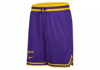 NIKE NBA LOS ANGELES LAKERS COURTSIDE SHORTS FIELD PURPLE