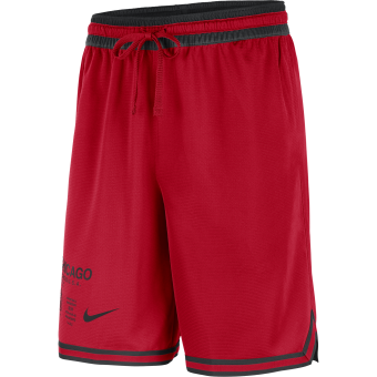 NIKE NBA CHICAGO BULLS COURTSIDE SHORTS UNIVERSITY RED