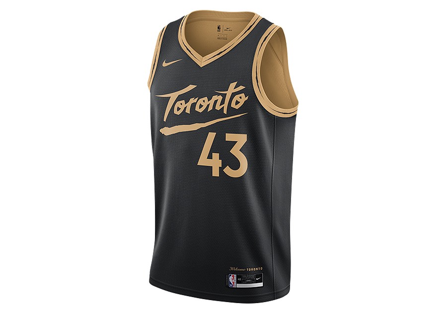 Nike Toronto Raptors Men's City Edition Swingman Jersey - Pascal Siakam - Black