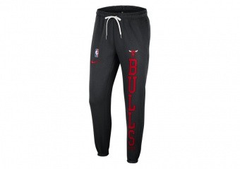 NIKE CHICAGO BULLS PANTS FLEECE COURTSITE 75 BLACK