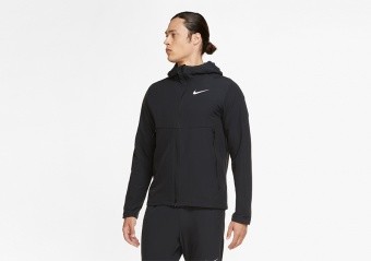 NIKE FLEX VENT MAX WINTERIZED HOODED JACKET BLACK