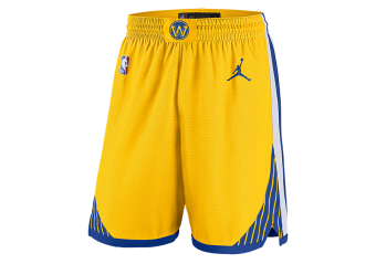 NIKE NBA GOLDEN STATE WARRIORS SWINGMAN STATEMENT 2020 EDITION SHORTS AMARILLO