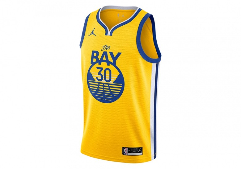 Maillot Nike NBA Authentic Stephen Curry Warriors Icon Edition 2020 pour  homme