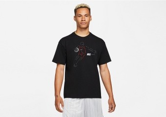 NIKE OUTLINE 90 TEE BLACK