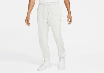 NIKE AIR JORDAN ESSENTIALS STATEMENT FLEECE PANTS OATMEAL HEATHER