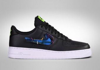 NIKE AIR FORCE 1 LOW PREMIUM CARABINER BLACK WHITE