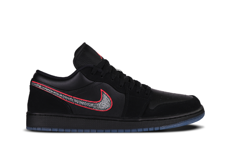 NIKE AIR JORDAN 1 RETRO LOW SE BLACK RED ORBIT