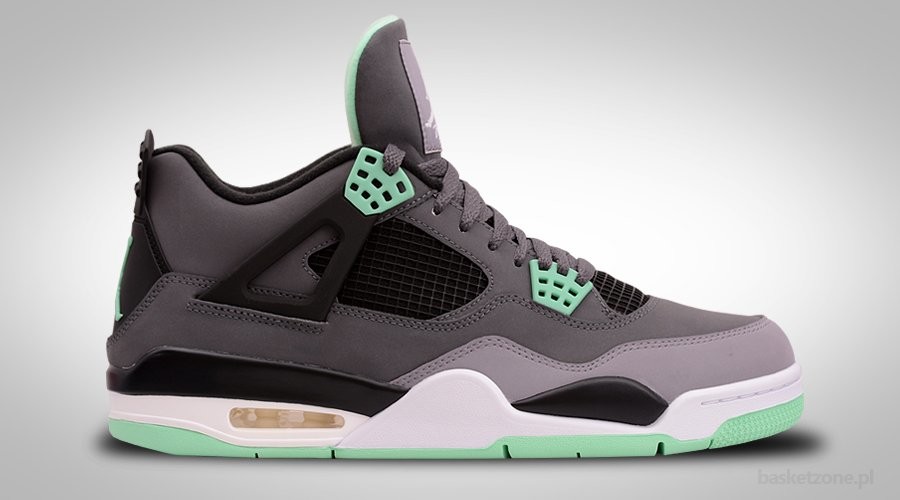 Jordan 4 gray and green discount