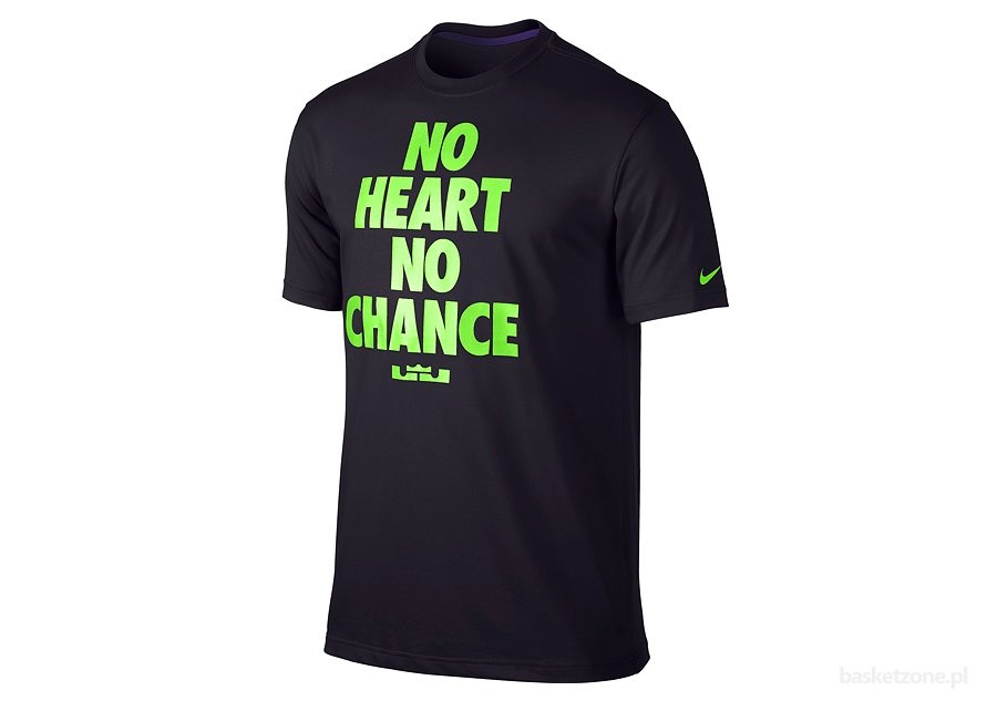 NIKE LEBRON NO HEART NO CHANCE TEE