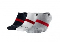 NIKE JORDAN DRI-FIT NO-SHOW 3PK SOCKS